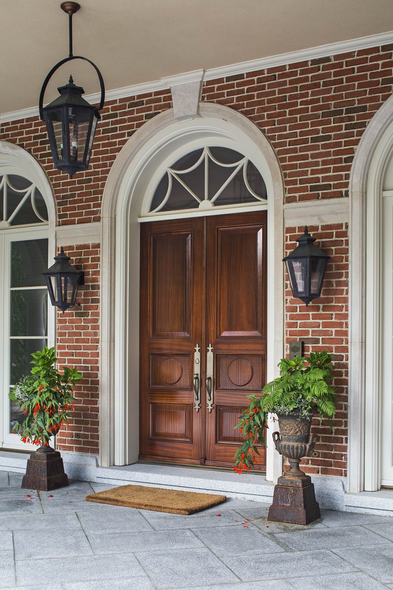 Front Door of the Grand French Chateau