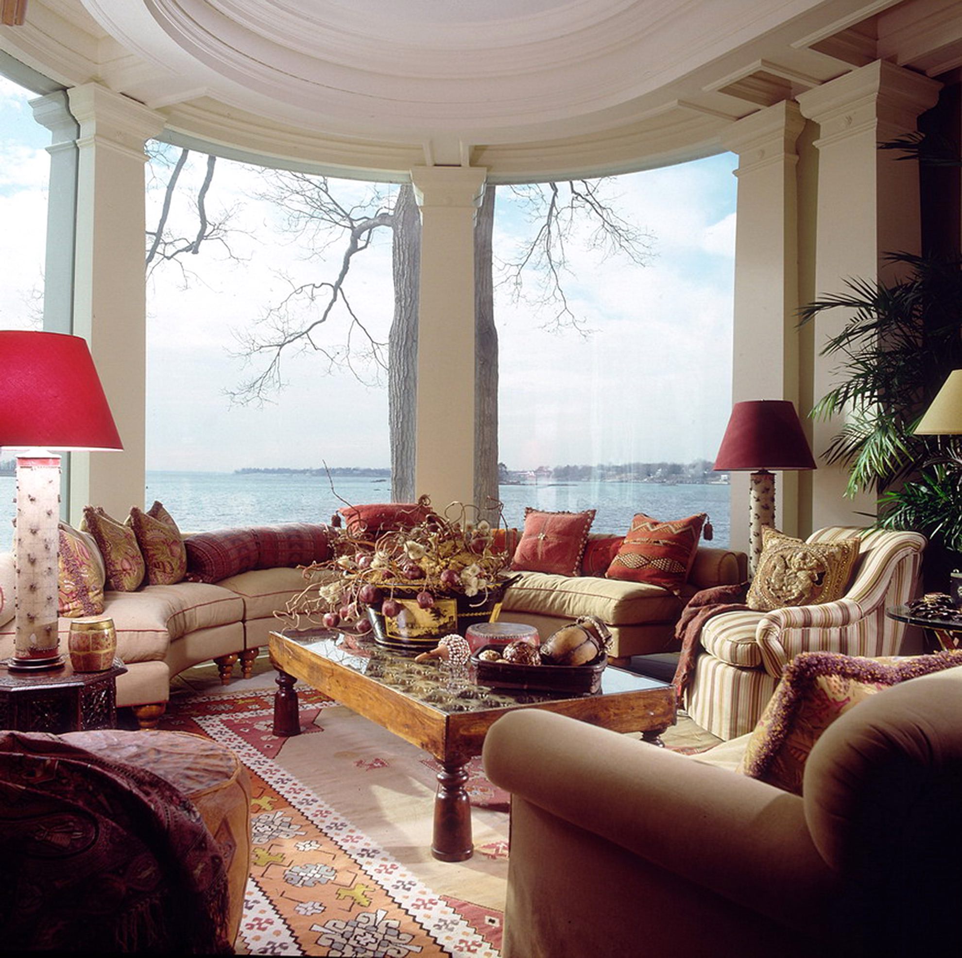 Living Room Area Windows in Queen Anne Manor