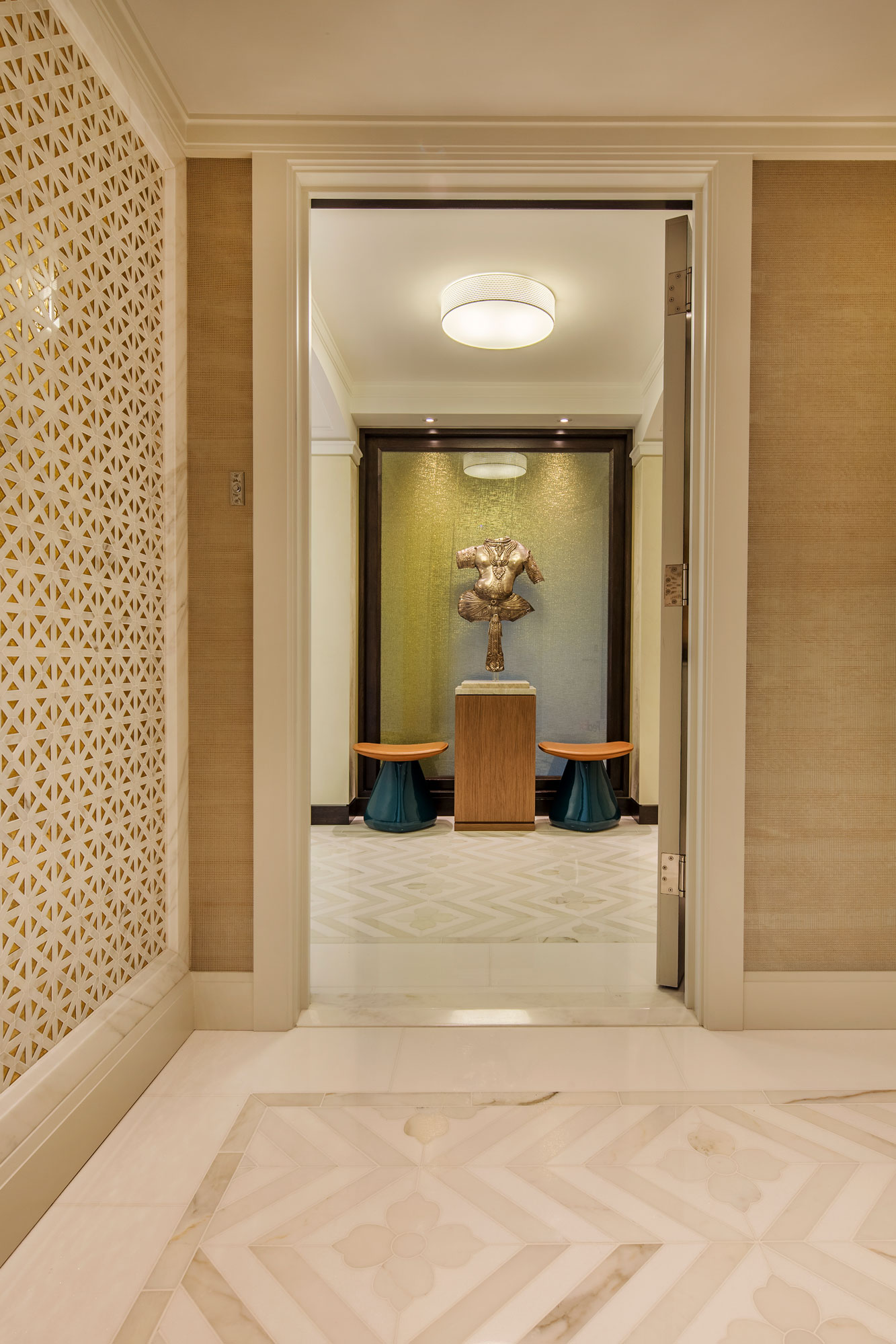 West Coast Contemporary Entrance Way