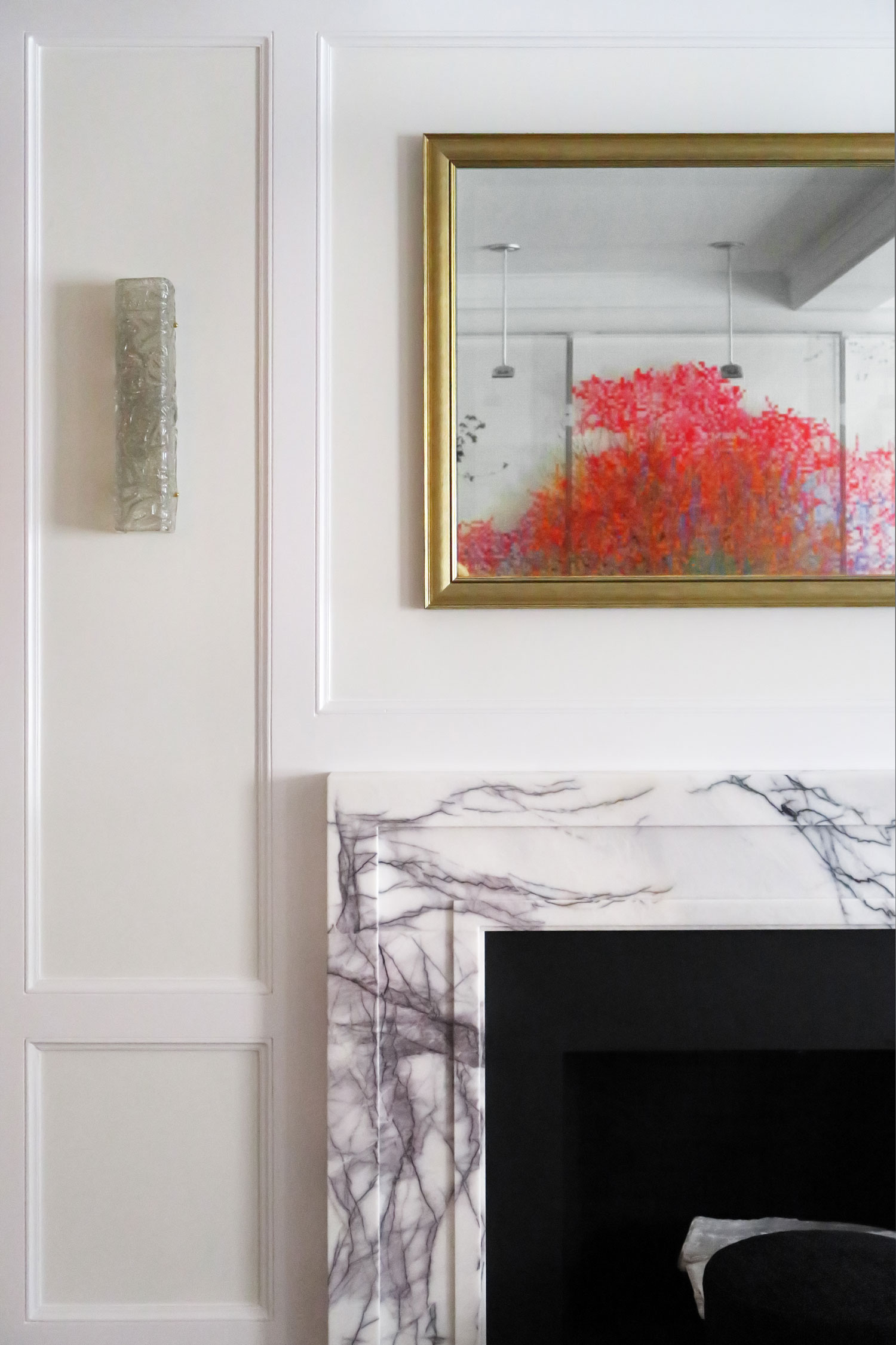 Central Park West Transitional Fireplace