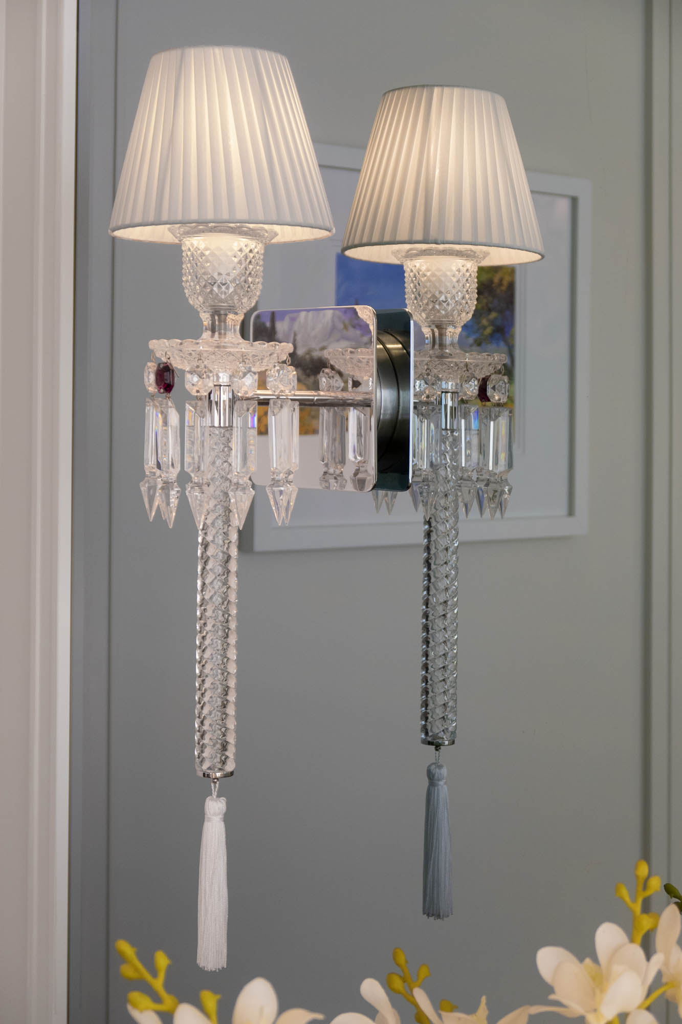 Modern lighting in luxury apartment